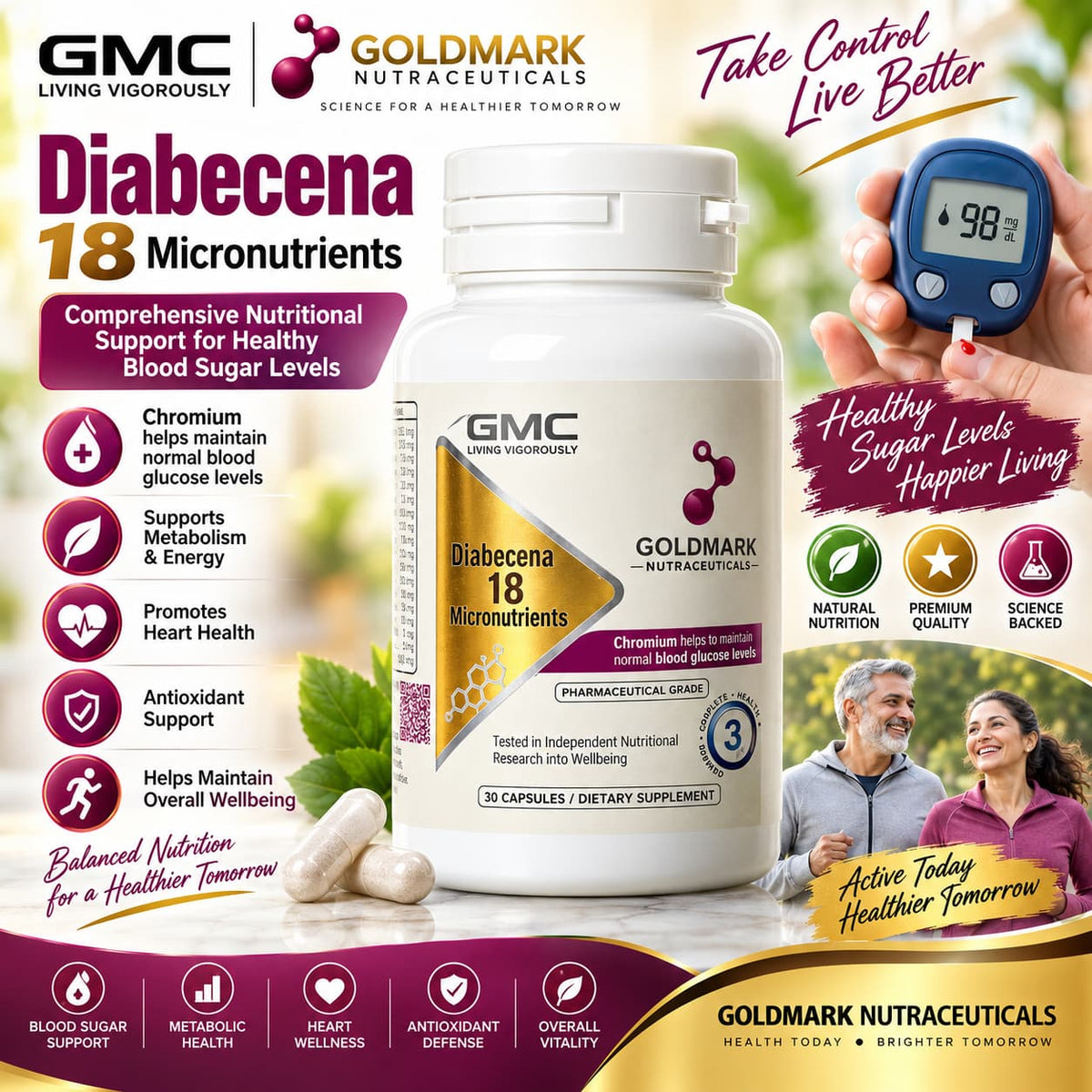 GMC Diabecena 18 Micronutrients